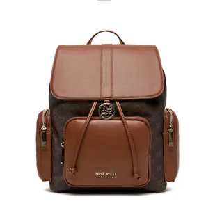 Plecak Nine West CEO-NEVADA-LDA8272 Brązowy - Torebki damskie - miniaturka - grafika 1