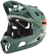 Kaski rowerowe - Bell Super Air R MIPS Kask, matte/gloss green/infrared M | 55-59cm 2021 Kaski Fullface i Downhill 210218-011 - miniaturka - grafika 1