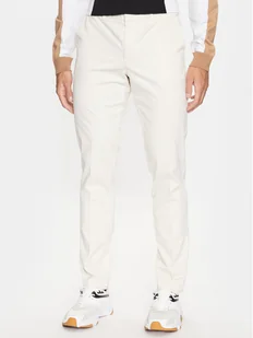 Boss Chinosy Kaito1 50487966 Biały Slim Fit - Spodnie męskie - miniaturka - grafika 1