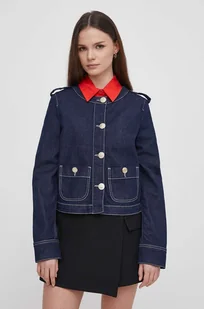 Emporio Armani kurtka jeansowa damska kolor granatowy przejściowa 3D2G63 2DM1Z - Kurtki damskie - miniaturka - grafika 1