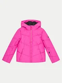 Kurtki narciarskie - 4F Kurtka narciarska 4FJWAW24TTJAF543 Różowy Regular Fit - miniaturka - grafika 1