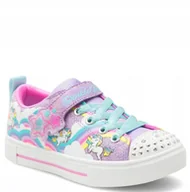 Buty dla dziewczynek - Trampki dziecięce SKECHERS 314809N rozmiar 22 - miniaturka - grafika 1