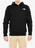 Bluzy sportowe męskie - Bluza z kapturem The North Face Raglan Redbox Hoodie - tnf black/tnf white - miniaturka - grafika 1