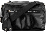 Torebki damskie - Torebka Damska MONNARI Czarna LISTONOSZKA PO��YSK Sportowa CROSSBODY - miniaturka - grafika 1