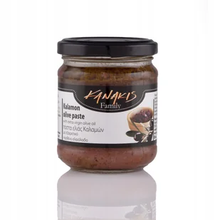 Pasta z oliwek Czarnych Greckich KALAMATA tapenade Naturalna Aromatyczna - Pasty warzywne - miniaturka - grafika 1