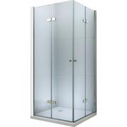 Kabiny prysznicowe - Mexen Lima Duo kabina prysznicowa składana 100 x 80 cm, transparent, chrom - 856-100-080-02-00 - miniaturka - grafika 1