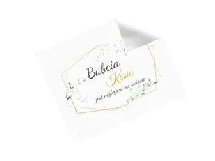 Ściereczka do okularów z imieniem na dzień babci - 1 szt. - Akcesoria do okularów - miniaturka - grafika 1