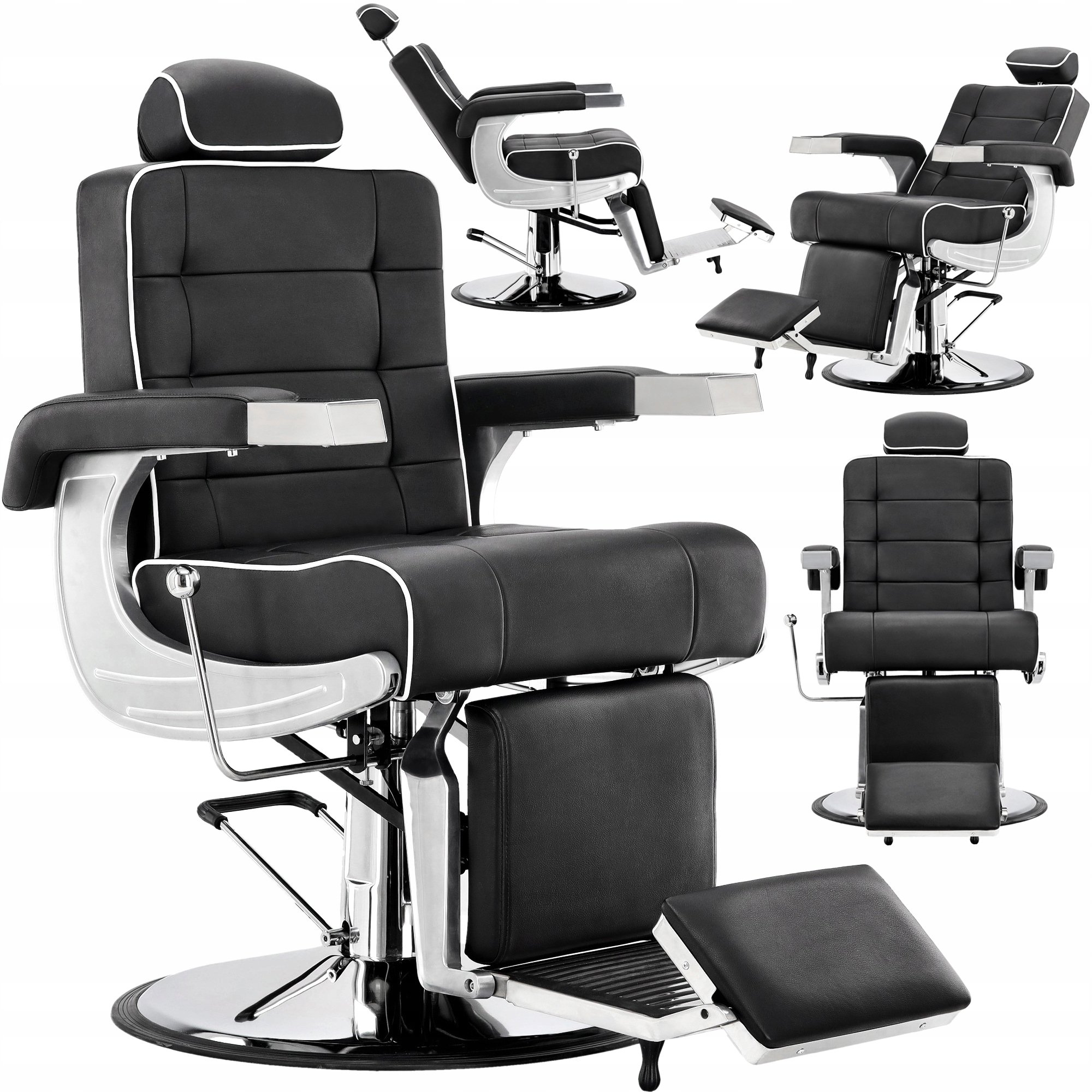 Fotel fryzjerski barberski hydrauliczny do salonu fryzjerskiego Areus