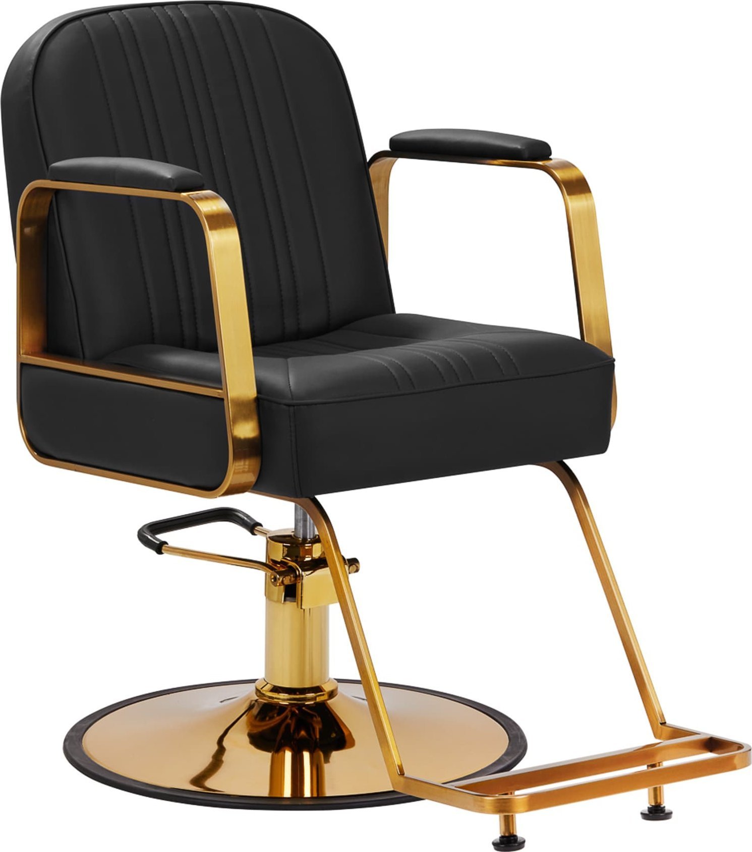 Activeshop Gabbiano fotel fryzjerski Acri złoto - czarny