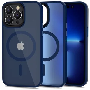 Tech-Protect Etui Airmatt Pro Magsafe do Apple iPhone 14 Pro Max Niebieski - Etui i futerały do telefonów - miniaturka - grafika 1