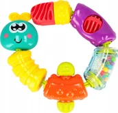 Grzechotki dla dzieci - BamBam BAM BAM GRZECHOTKA GASIENICA TECZA 18X24X6 WB 12 - miniaturka - grafika 1