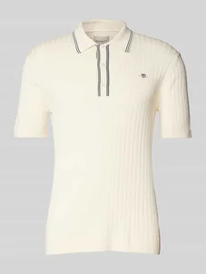 Koszulka polo o kroju slim fit z wyhaftowanym logo - Koszulki męskie - miniaturka - grafika 1