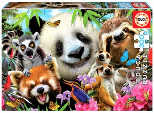 Puzzle 300 el. Czarnoocy przyjaciele Educa - Puzzle - miniaturka - grafika 1