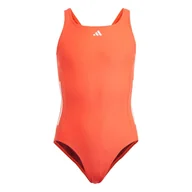 Stroje kąpielowe dla dziewczynek - Cut 3-Stripes Swimsuit - miniaturka - grafika 1