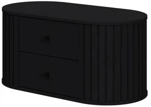 Szafka pod umywalkę VENEZIA 2S 95cm czarny mat HALMAR - Szafki łazienkowe - miniaturka - grafika 1