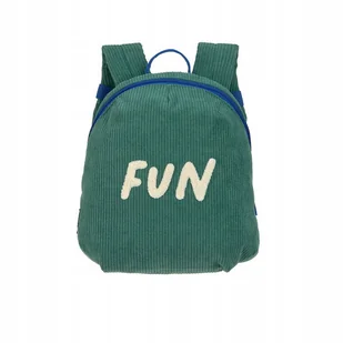 Lassig Plecak mini sztruks Little Gang Fun ocean green - Plecaki szkolne i tornistry - miniaturka - grafika 3