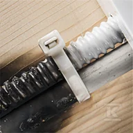 Inne mocowania - Trytytka samogasnąca SEC-100MC, wymiary 100x2,5, kolor mleczny - miniaturka - grafika 1