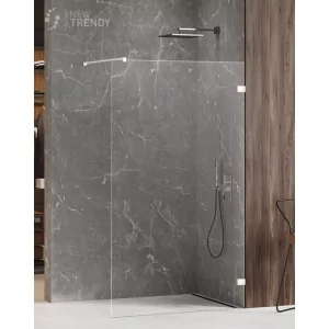 New Trendy EXK-2936 KABINA AVEXA WHITE WALK-IN 150x200 CZYSTE 8mm ACTIVE SHIELD - Kabiny prysznicowe - miniaturka - grafika 1