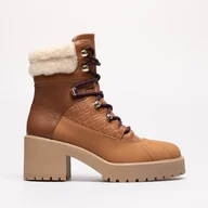 Botki damskie - TOMMY HILFIGER HEEL LACED MONOGRAM BOOT - Tommy Hilfiger - miniaturka - grafika 1