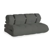 Sofy ogrodowe - Ciemnoszara sofa rozkładana odpowiednia na zewnątrz Karup Design OUT™ Buckle Up Dark Grey - miniaturka - grafika 1