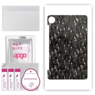 Akcesoria do tabletów i e-booków - folia naklejka skórka strukturalna na TYŁ do Blackview Tab 80 - Carbon Pixel Czarny - apgo SKINS - miniaturka - grafika 1