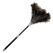 Miotły, szufle, mopy - Miotełka Do Usuwania Kurzu Teleskopowa, Strusie Pióra - miniaturka - grafika 1