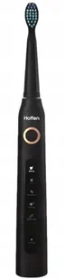 SZCZOTECZKA SONICZNA DO MYCIA ZĘBÓW CZARNA ZESTAW KOŃCÓWEK HOFFEN - Szczoteczki elektryczne - miniaturka - grafika 1