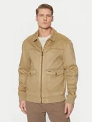 Kurtki męskie - Guess Kurtka przejściowa M5RL01 WGU72 Beżowy Regular Fit - miniaturka - grafika 1