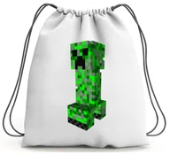 Worki na buty - PLECAK WOREK MINECRAFT SZKOLNY NA BUTY WF - miniaturka - grafika 1