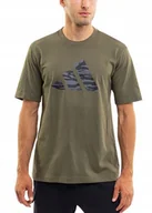 Koszulki męskie - Koszulka Męska adidas T-shirt Bluzka Sportowa Bawełna Treningowa roz. M - miniaturka - grafika 1
