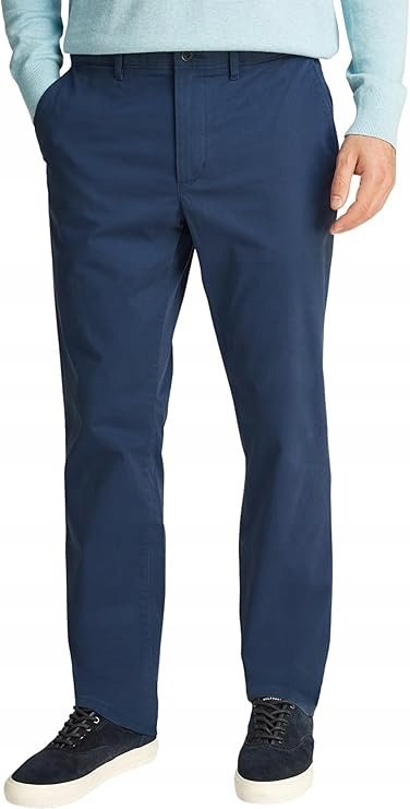 TOMMY HILFIGER SPODNIE MĘSKIE GRANATOWE CHINOS 34/32 16FA