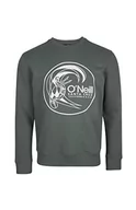 Bluzy męskie - O'NEILL Męska bluza Circle Surfer Crew Bluza, Balsam Green, XL/XXL (6 sztuk), Zielony balsam - miniaturka - grafika 1
