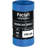 Worki na śmieci - Paclan Expert EXPERT ZAWIĄZYWANE WORKI NA ŚMIECI 60L 100SZT Zakupy dla domu i biura! 137800 - miniaturka - grafika 1