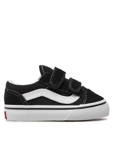 Vans Tenisówki Old Skool V VN000D3YBLK Czarny - Buty dla dziewczynek - miniaturka - grafika 1