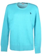 Swetry damskie - U.S. Polo Assn. Sweter w kolorze turkusowym - miniaturka - grafika 1