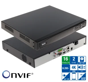 Rejestrator IP BCS VIEW BCS-V-NVR1602-4KE na 16 kamer IP do 8MPx - Rejestratory do monitoringu - miniaturka - grafika 3