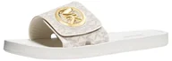 Klapki i japonki damskie - Michael Kors MK Charm Slide klapki damskie, waniliowy, 38 EU - miniaturka - grafika 1