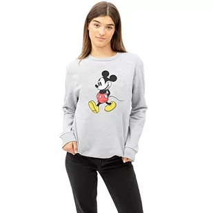 Disney Damska bluza Mickey Strides, wrzos szary, 36 - Bluzy damskie - miniaturka - grafika 1