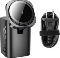 Akcesoria do smartwatchy - HOCO ładowarka indukcyjna 6w1 kompatybilna z APPLE Watch PD QC 65W CQ20A czarna - miniaturka - grafika 1