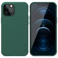 Etui i futerały do telefonów - Nillkin Frosted Shield iPhone 12 Pro Max zielony GSETNIL00105N0 - miniaturka - grafika 1