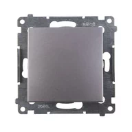 Wyłączniki światła i elektryczne - Simon Włącznik pojedynczy 54 srebrny - miniaturka - grafika 1