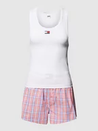 Bielizna nocna - Piżama z naszywką z logo model ‘HERITAGE’ - miniaturka - grafika 1