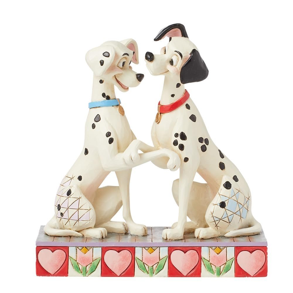 Disney Traditions 101 dalmatyńczyków figurka pongo i perdita
