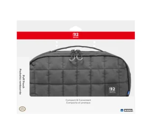 Hori NSX-019E Puff Pouch Czarny do Nintendo Switch 2 - Akcesoria do Nintendo - miniaturka - grafika 1
