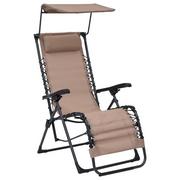 Fotele i krzesła ogrodowe - vidaXL Składane krzesło tarasowe kolor taupe tworzywo textilene 312469 - miniaturka - grafika 1