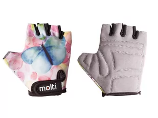 Rękawiczki row MOLTI GIRL1 45106 motylki XS - Rękawiczki rowerowe - miniaturka - grafika 1
