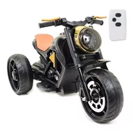 Pojazdy elektryczne dla dzieci - Motor Chopper Na Akumulator Czarny, Miękkie Koła, Miękkie Siedzenie, Pilot/bdl1188 - miniaturka - grafika 1