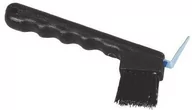 Akcesoria jeździeckie - Szczotko kopystka, plastikowa czarna - miniaturka - grafika 1