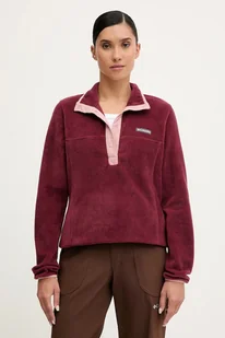 Columbia bluza sportowa Benton Springs kolor bordowy wzorzysta 2085651 - Bluzy damskie - miniaturka - grafika 1