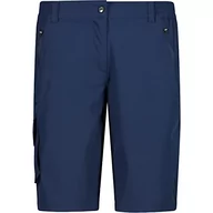 Spodenki damskie - CMP Damskie szorty 4-kierunkowe ze stretchu, niebieskie, 50 - miniaturka - grafika 1